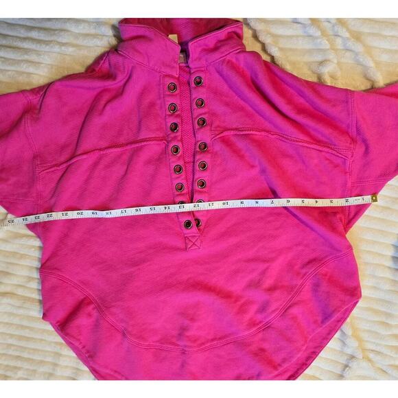 Anthropologie Pilcro Grommet Embellished Oversized Pullover Sweatshirt - Picture 9 of 10